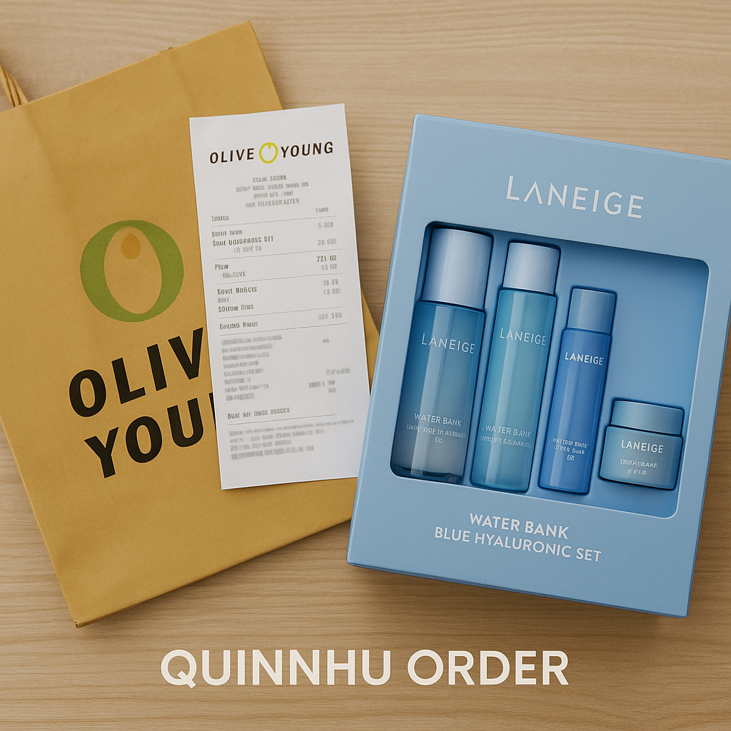 Case Study: Order Set Laneige Từ Olive Young – Tiết Kiệm 320.000đ So Với Mua Ở Việt Nam